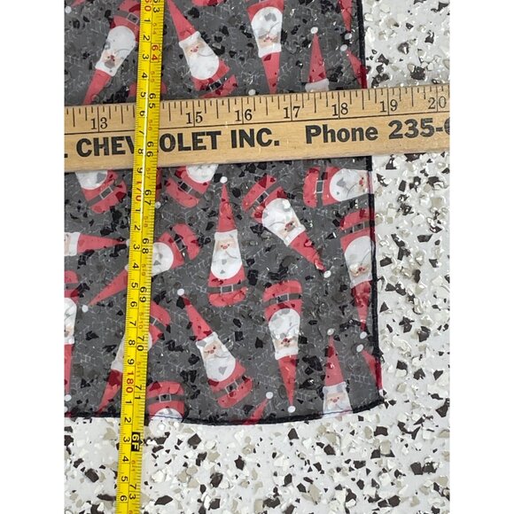 A Walk In The Park MCCC Bowling Pin Santa Scarf OS Christmas Holiday NEW Red - Picture 5 of 6